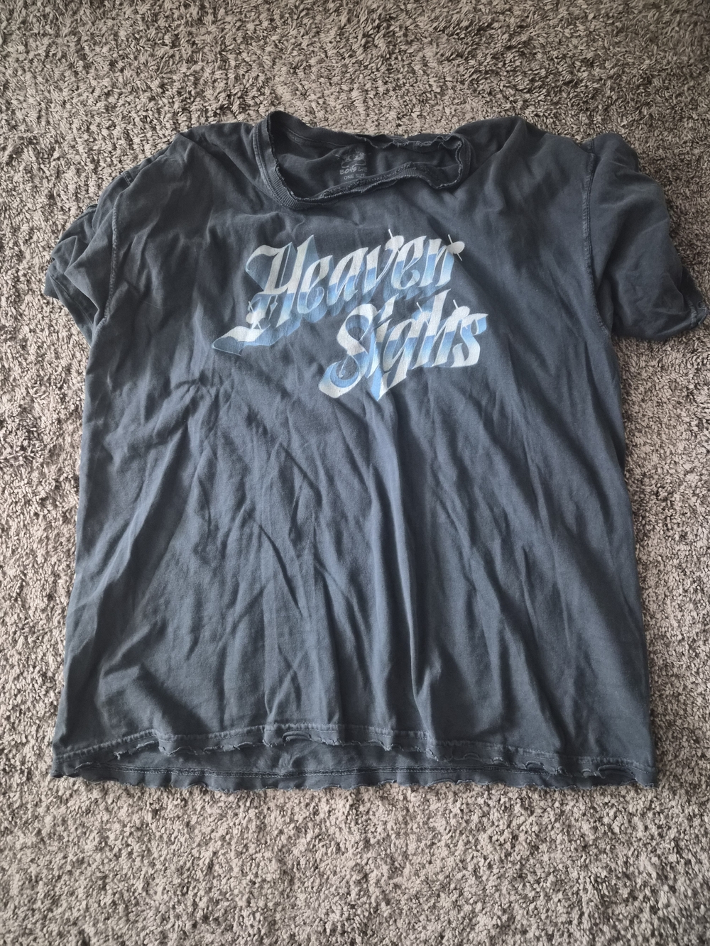 Boys Lie Heaven Sighs Black/grey/blue T Shirt, One Size